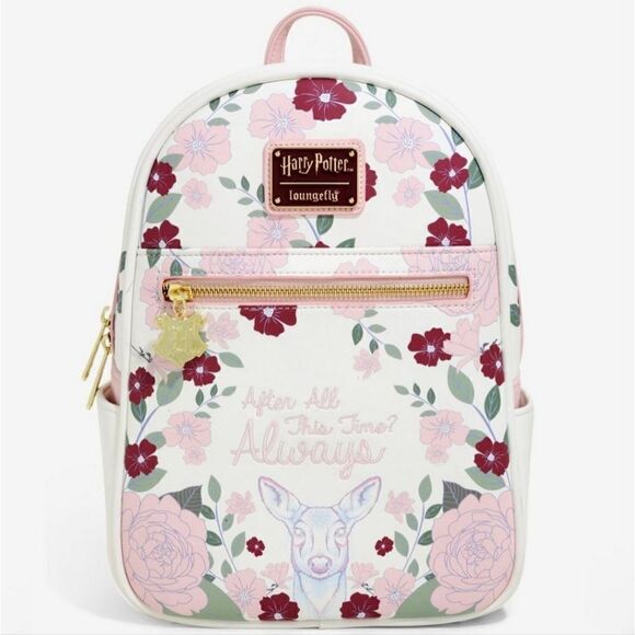 Loungefly Harry Potter Always Floral Mini Backpack